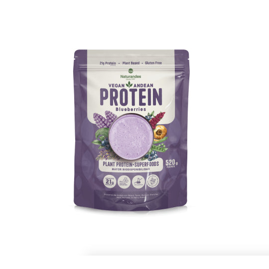PROTEINA VEGANA BLUEBERRIES BOLSA 520GR NATURANDES