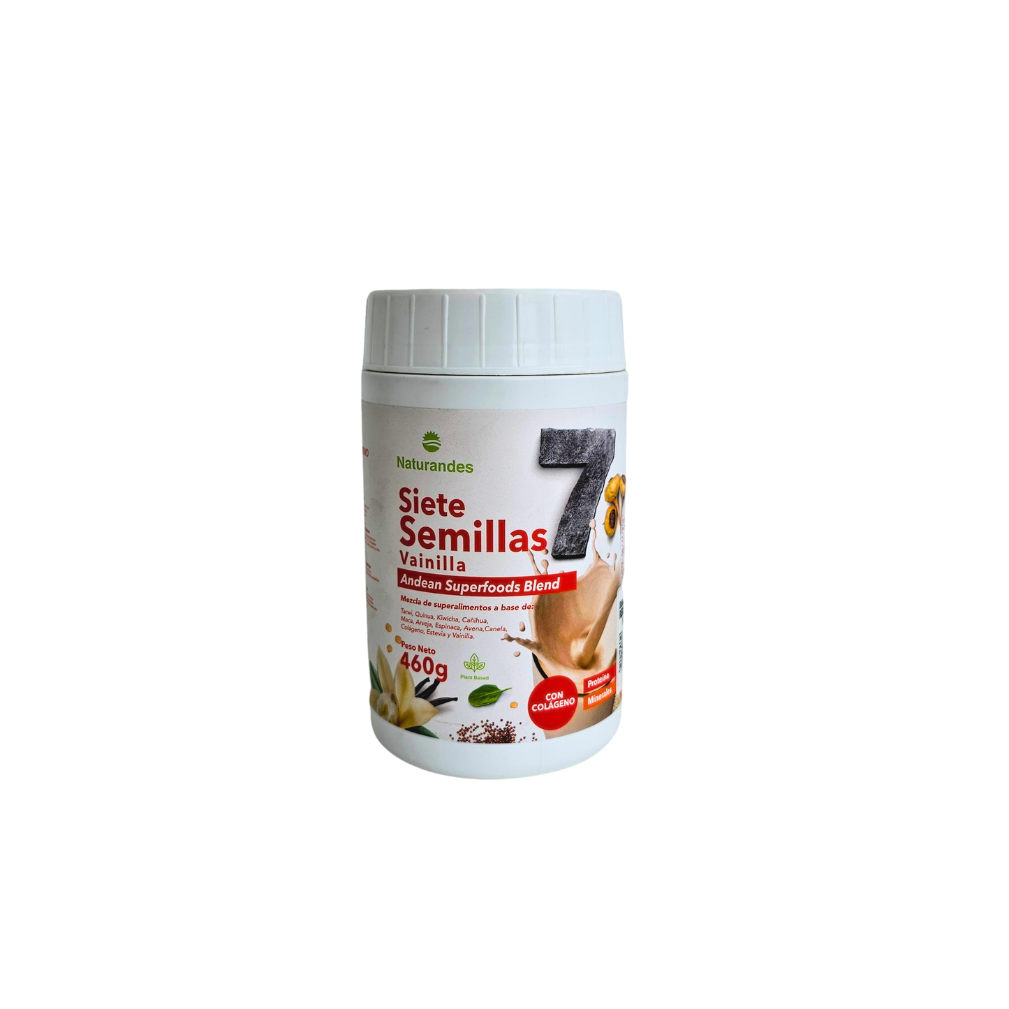 Siete semillas vainilla 460gr Naturandes