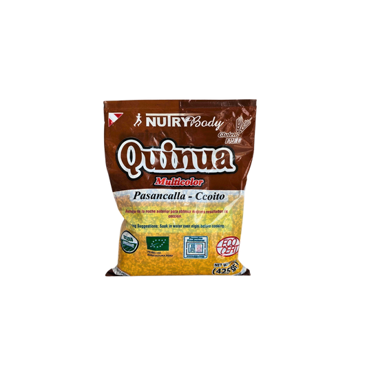 Granos de quinua multicolor 425gr Nutry body