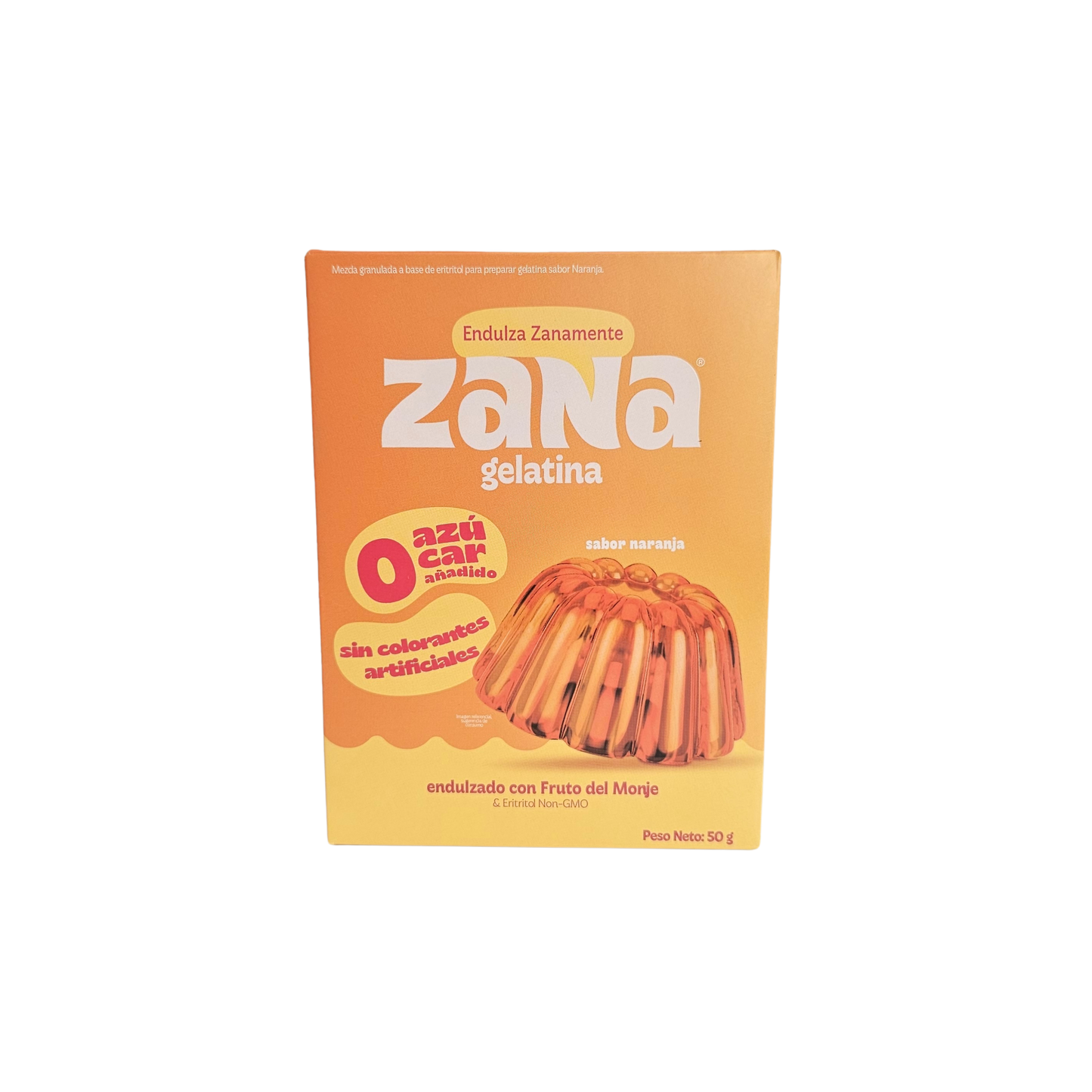Gelatina naranja 50g Zana