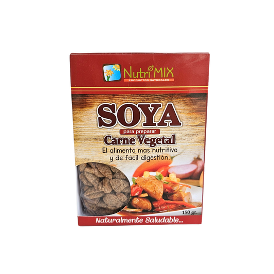 Carne de soya trozo oscuro 150g Nutrimix