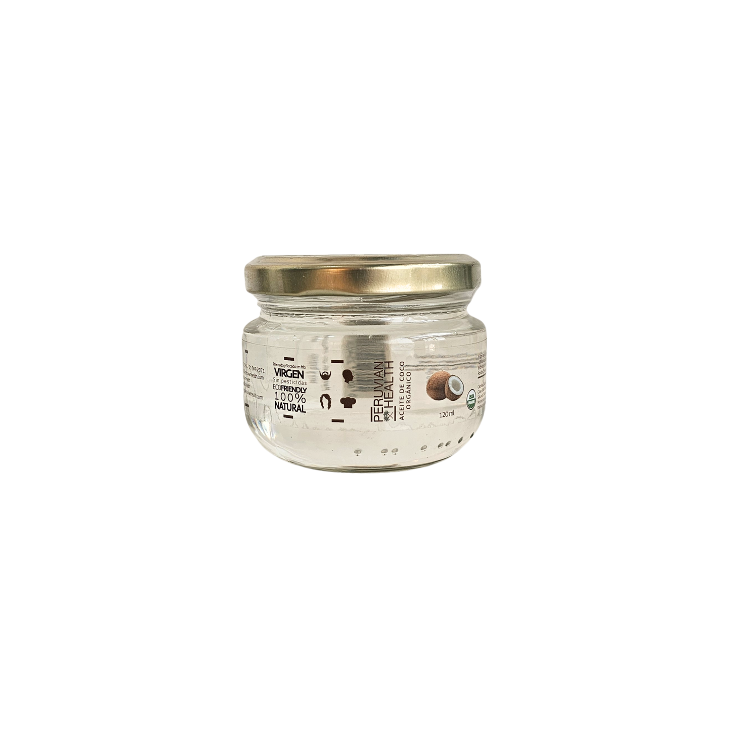 Aceite de coco 120ml Peruvian Health