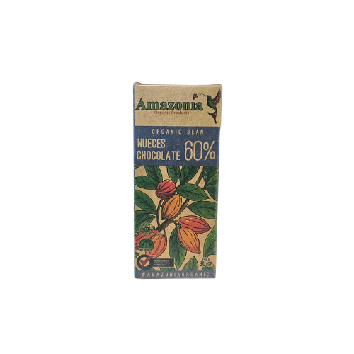Chocolate 60% con nueces Amazonia
