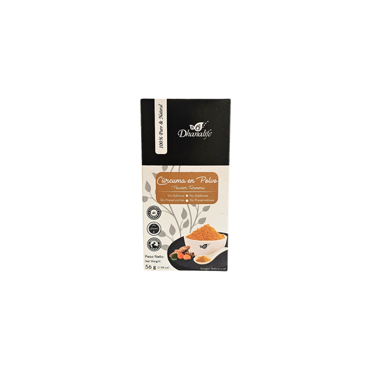 Cúrcuma en polvo 56g Dhanalife