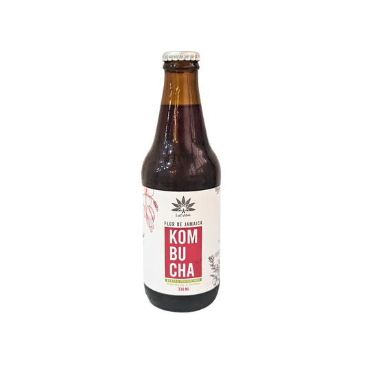 Kombucha flor de jamaica 330ml Luz Vital