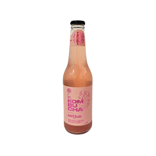 Kombucha pink flow 355ml Sativa