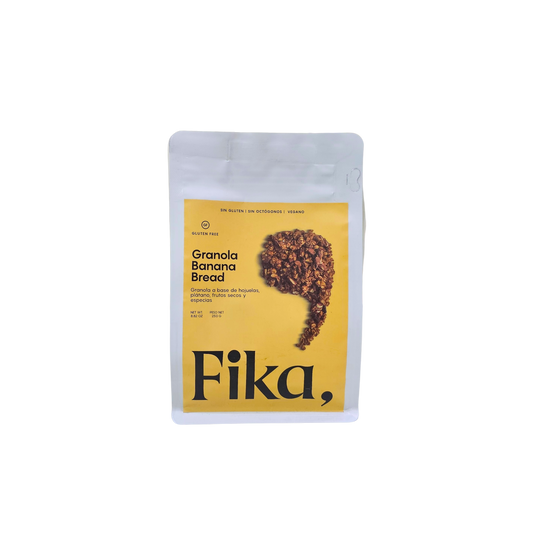 Granola banana bread 250 gr. Fika