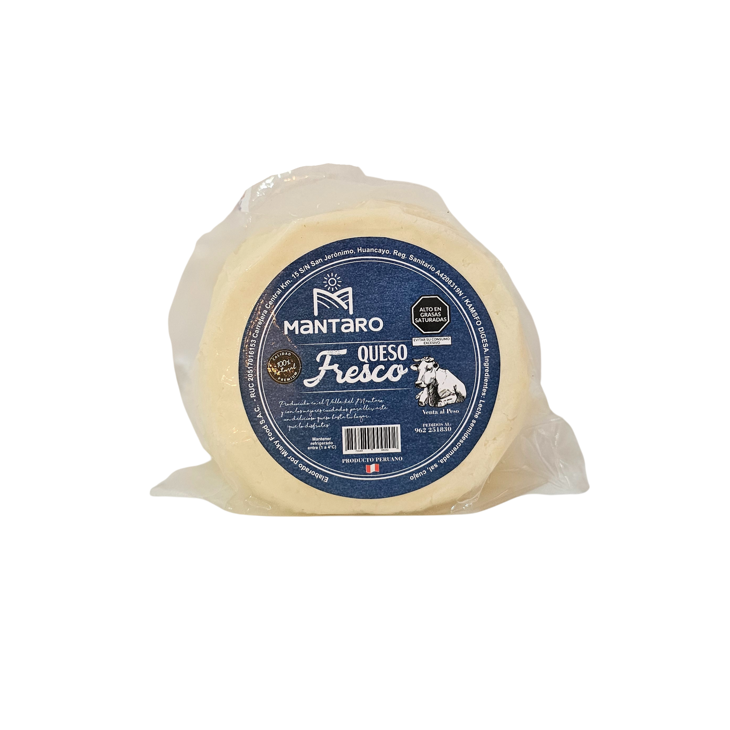 Queso fresco 500g Mantaro