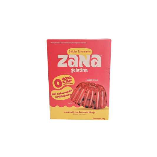 Gelatina fresa 50g Zana