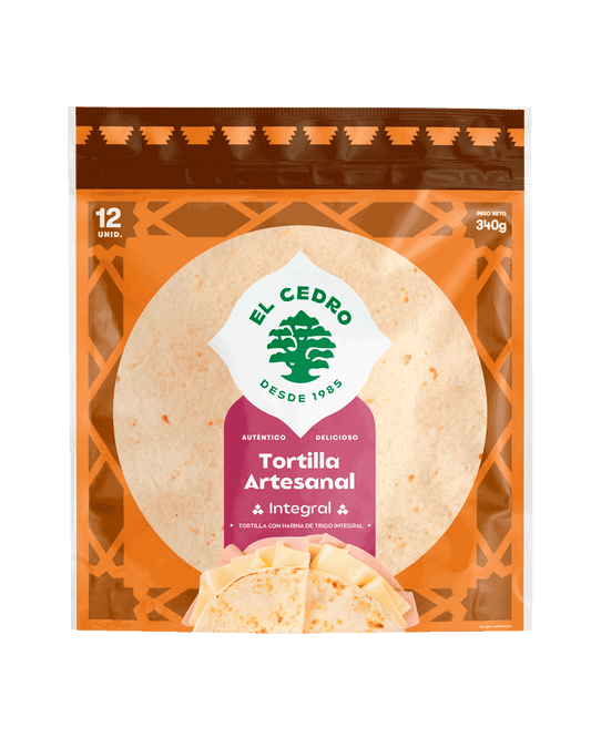 Tortilla artesanal integral 12 und El Cedro