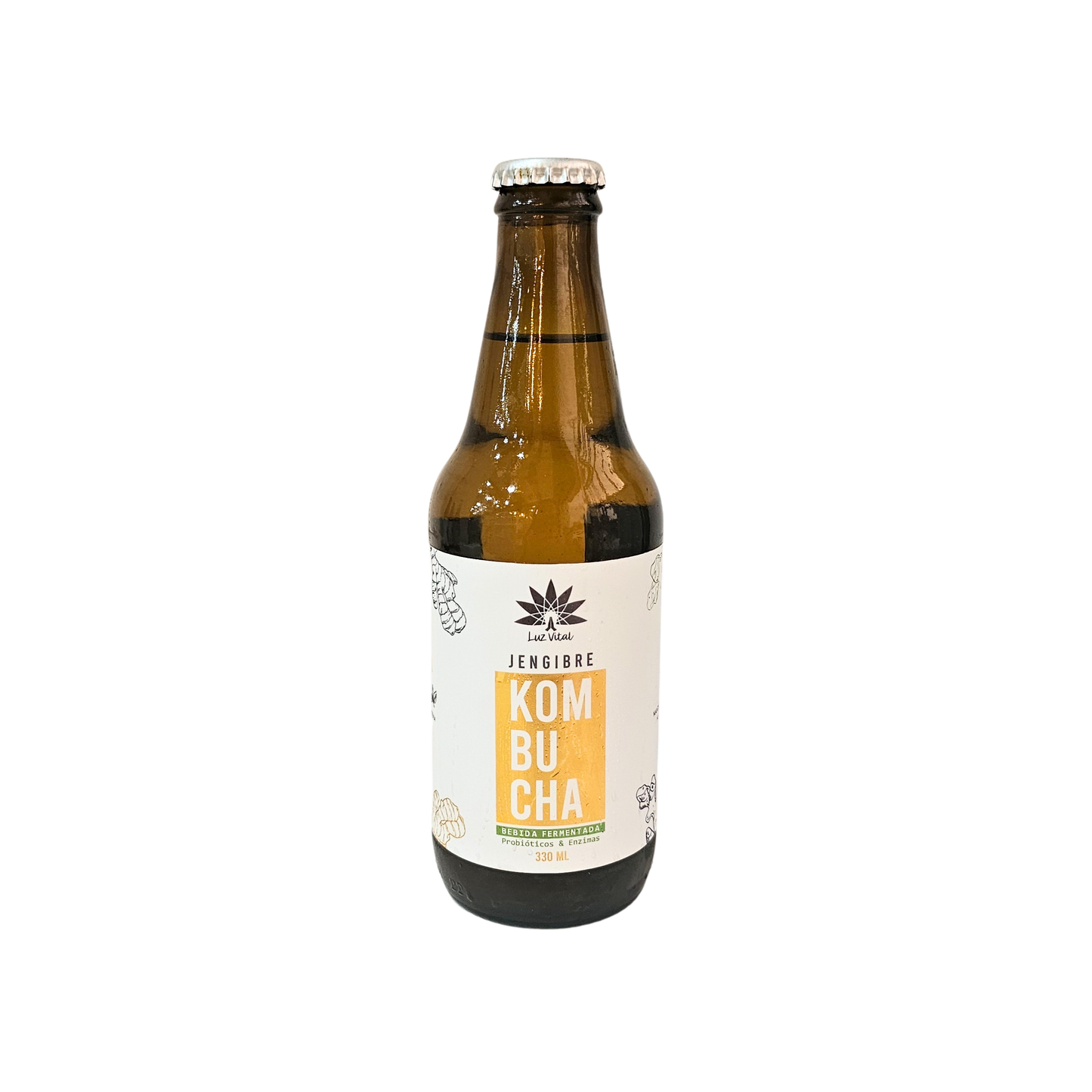 Kombucha jengibre 330ml Luz Vital