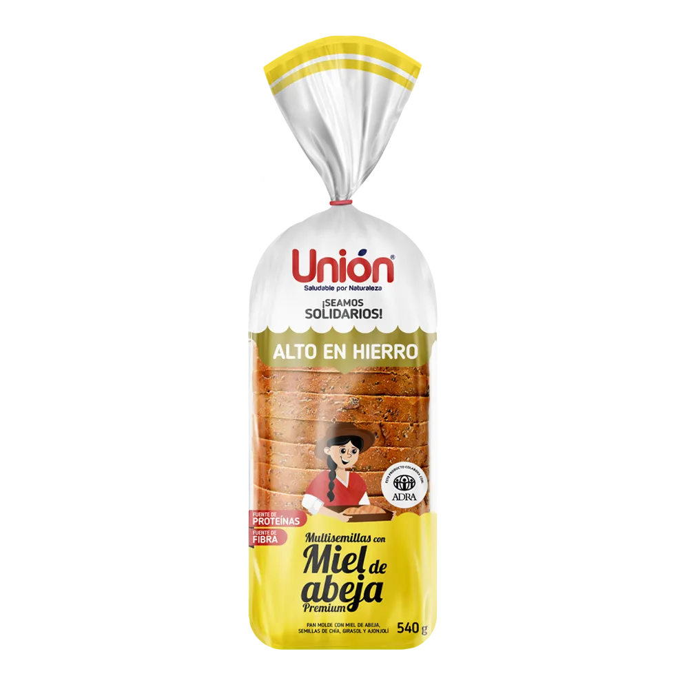 Pan miel de abeja premium 540 gr. Unión