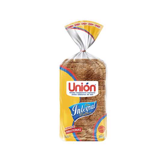 Pan integral mediano 360 gr. Unión