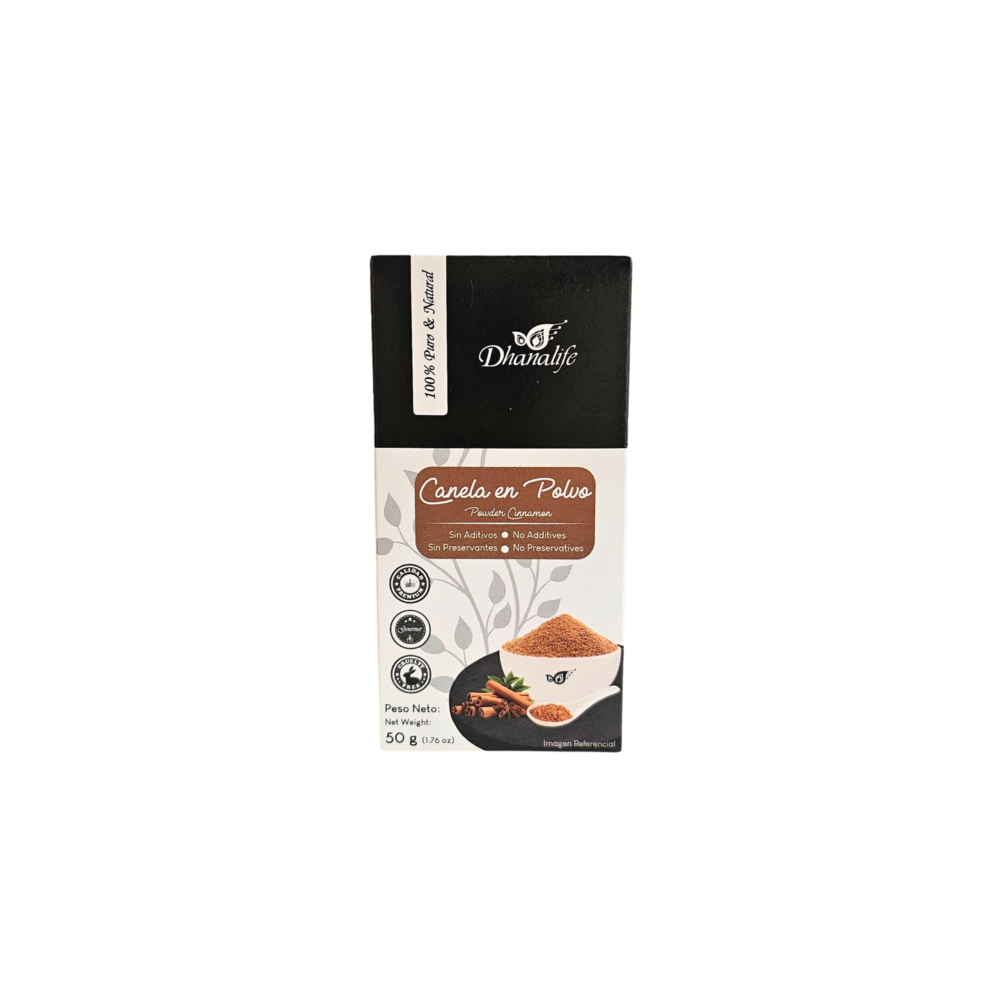 Canela en polvo 50g Dhanalife