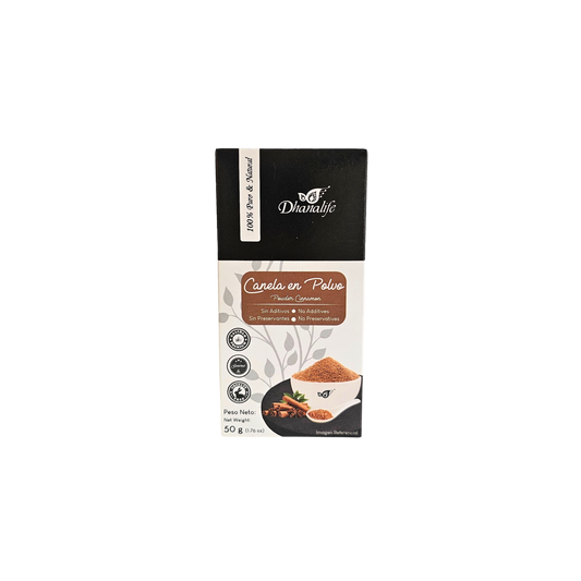 Canela en polvo 50g Dhanalife