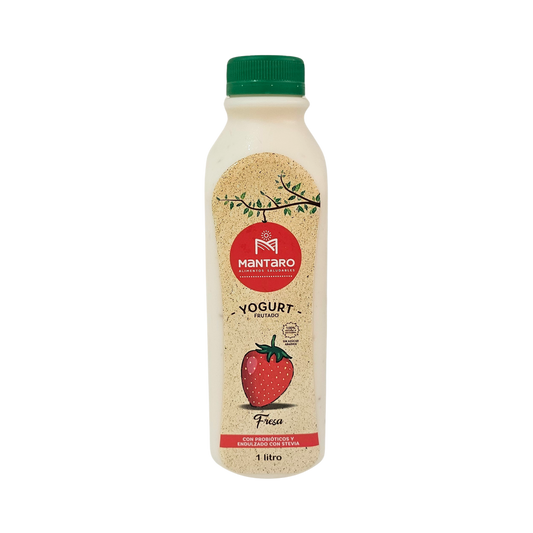 Yogurt frutado fresa 1L Mantaro