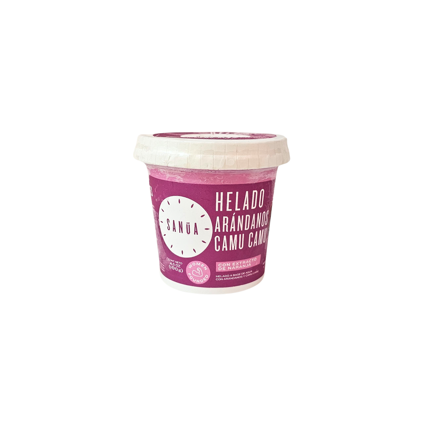 Helado arándano y camu camu 100g Sanua