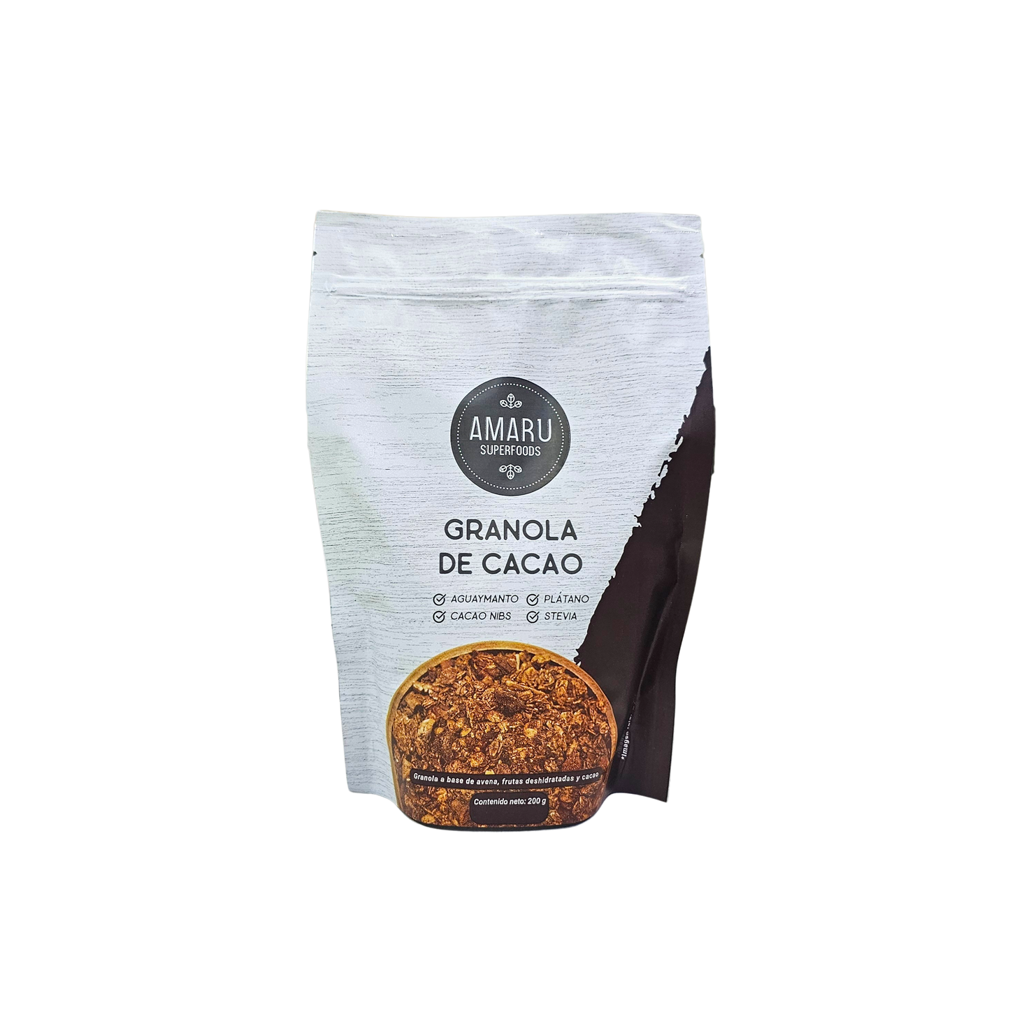 Granola de cacao 200 gr. Amaru