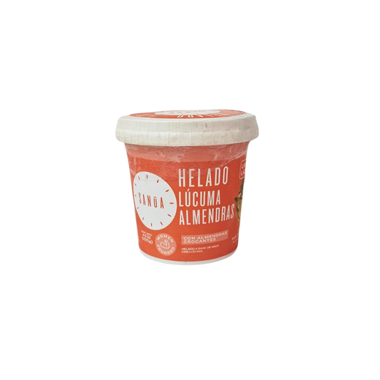 Helado lúcuma almendra 100g Sanua