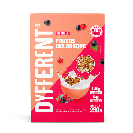 Granola con frutos del bosque Dyfferent