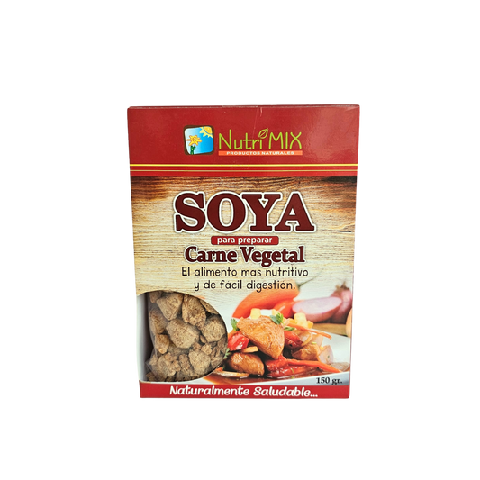 Carne de soya trozo claro 150g Nutrimix