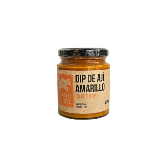 Dip de ají amarillo 210g Fundo Verde