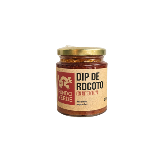 Dip de rocoto 210g Fundo Verde