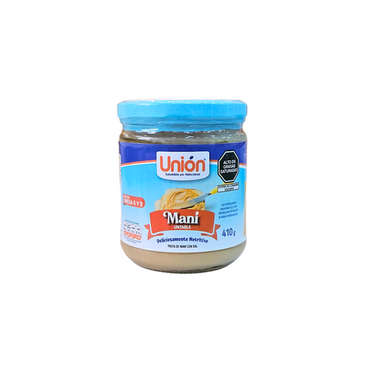 Mantequilla de mani 410gr unión