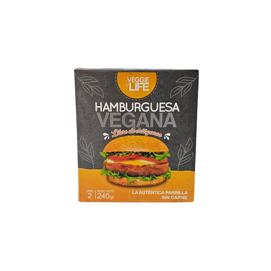 Hamburguesa vegana 240gr Veggie Life