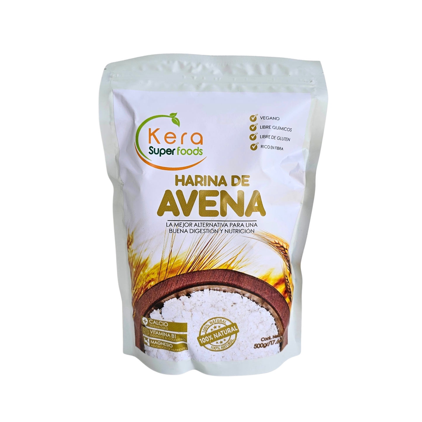 Harina de avena 500gr Kera