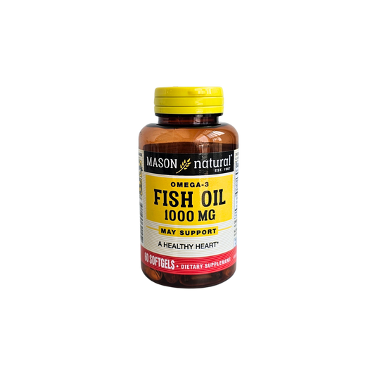 Omega 3 fish oil 1000mg 60 softg Mason natural