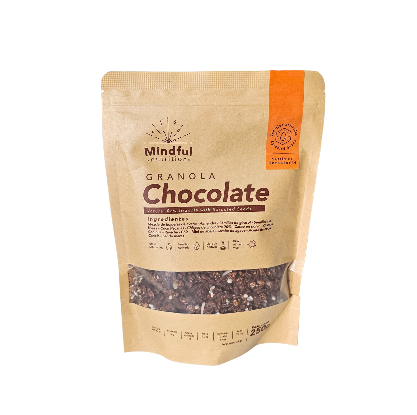 Granola Chocolate 250g Mindful