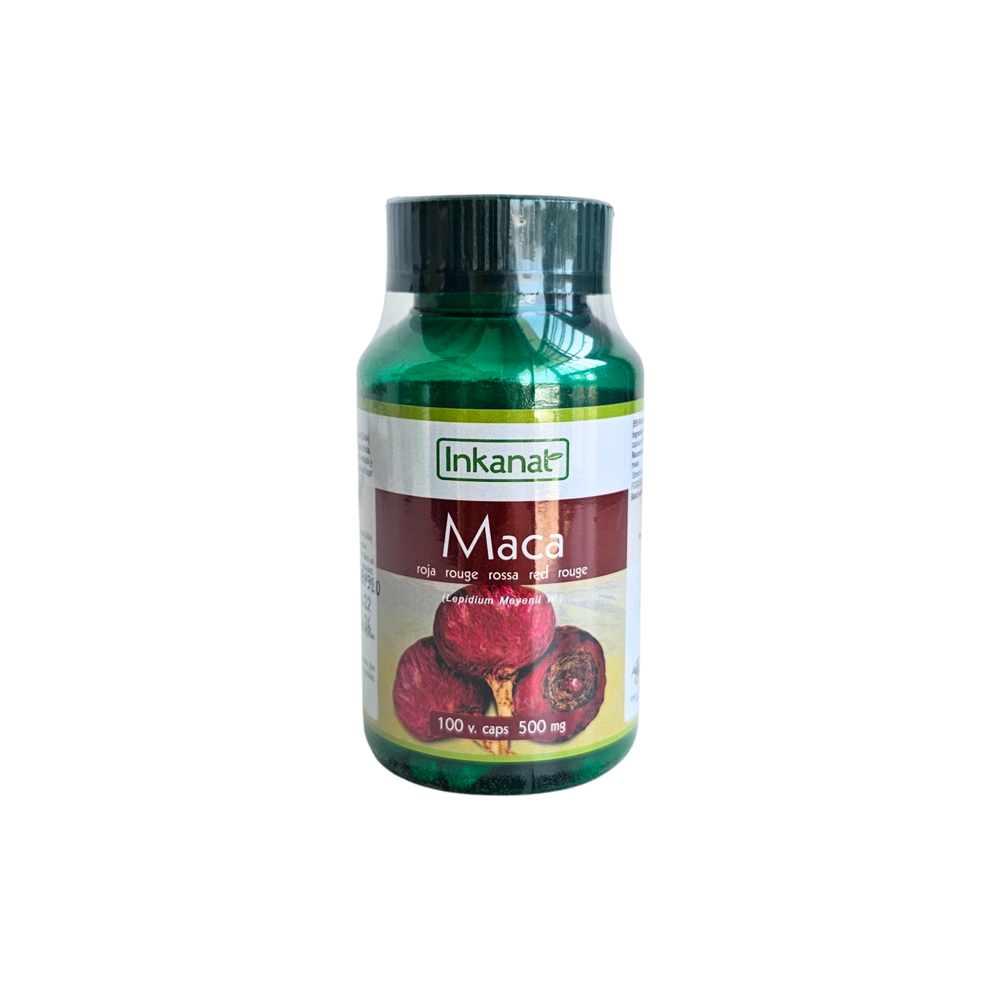 Capsulas de maca roja Inkanat