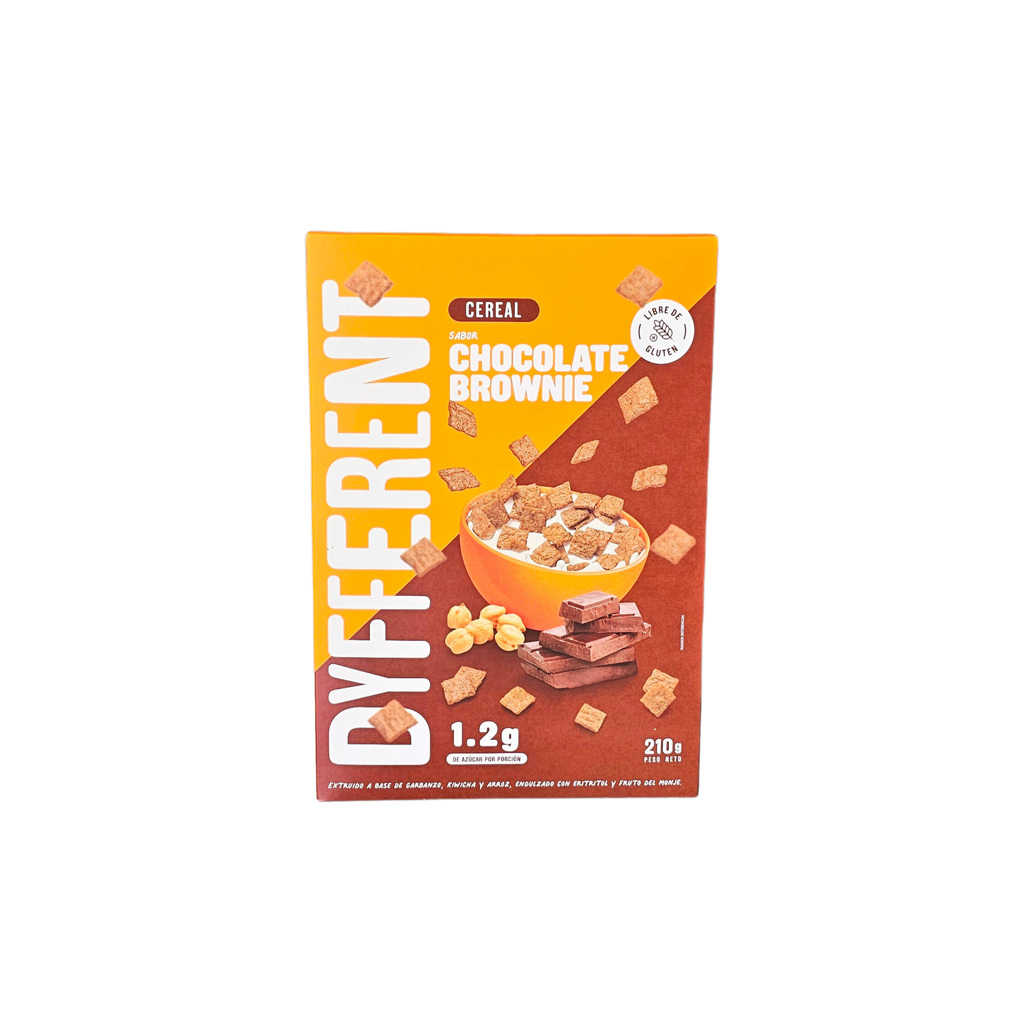 Cereal sabor chocolate brownie 210g Dyfferent