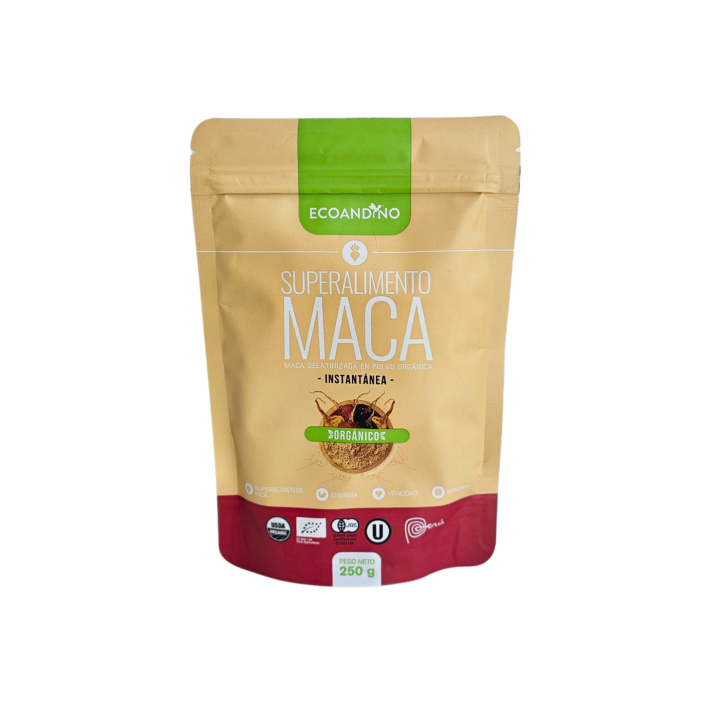 Maca gelatinizada 200gr Ecoandino