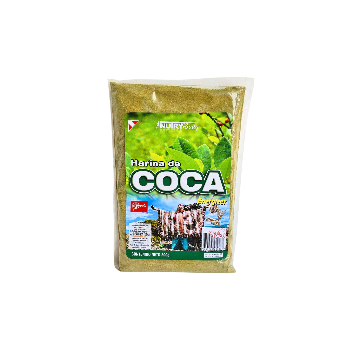 Harina de coca 200gr Nutrybody