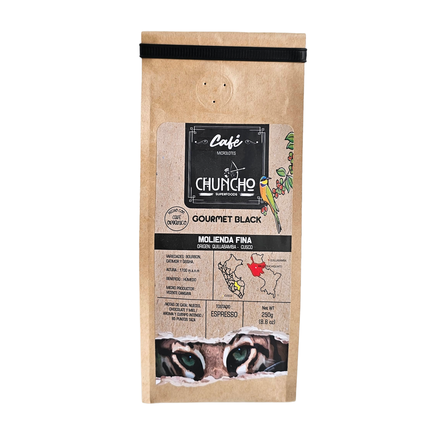 Café gourmet black 250g Calypso