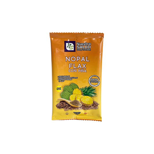 Nopal flax con piña 10gr Nuestra salud