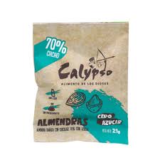 CHOCOALMENDRA 70% CACAO 0 AZUCAR 21G CALYPSO