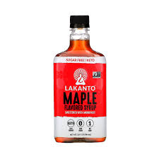 MAPLE FLAVORED SYRUP 384ML LAKANTO