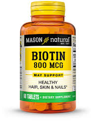 BIOTIN 800 MCG 60 TAB MASON NATURAL
