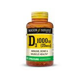 VITAMIN D 1000 PLUS 60 TAB MASON NATURAL