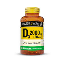 VITAMINA D3 2000 IU 60 SOFTGELS MASON