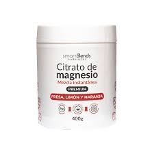 CITRATO DE MAGNESIO PREMIUM FRESA, LIMON Y NARANJA 400G SMART BLENDS