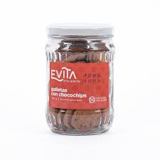 EVITA GALLETA CHOCOCHIP SIN GLUTEN 180G