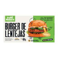 HAMBURGUESAS LENTEJAS 4X100GR DELLA NATURA