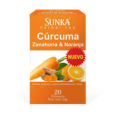 INFUSION CURCUMA ZANAHORIA Y NARANJA 20 SOB. SUNKA