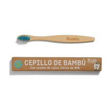 CEPILLO DE DIENTES DE BAMBU KIDS AZUL KUMIR
