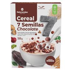 CEREAL 7 SEMILLAS CHOCOLATE 200G NATURANDES