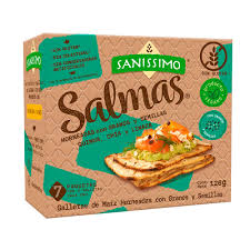 SALMAS HORNEADAS GRANOS Y SEMILLAS 126 G SANISSIMO